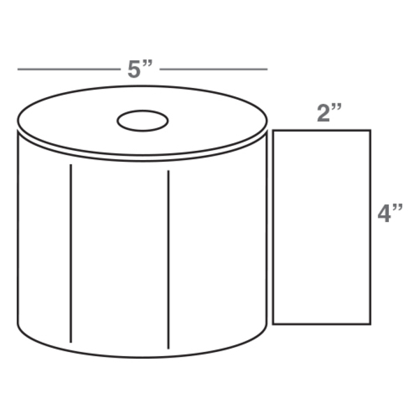 Wasp Technologies Wasp Wpl305 4.0 X 2.0 Dt Labels, 5Od (12 Rolls) 633808403225